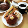 1月23日の朝ごはんは、スタジオでくまパン♪