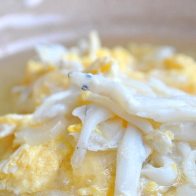 白魚の卵とじ By りっこさん レシピブログ 料理ブログのレシピ満載