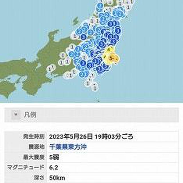 揺れてビックリ！