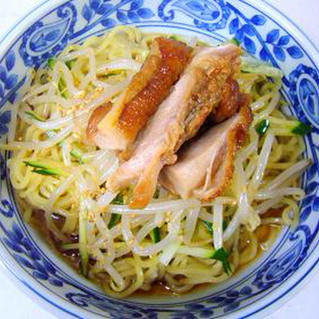 チキンの照り焼きサラダラーメン