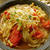えのきトマトのつゆだくカレーうどん