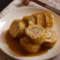 おからチキンのおあげ巻き【ゴールデン！ちきん祭】