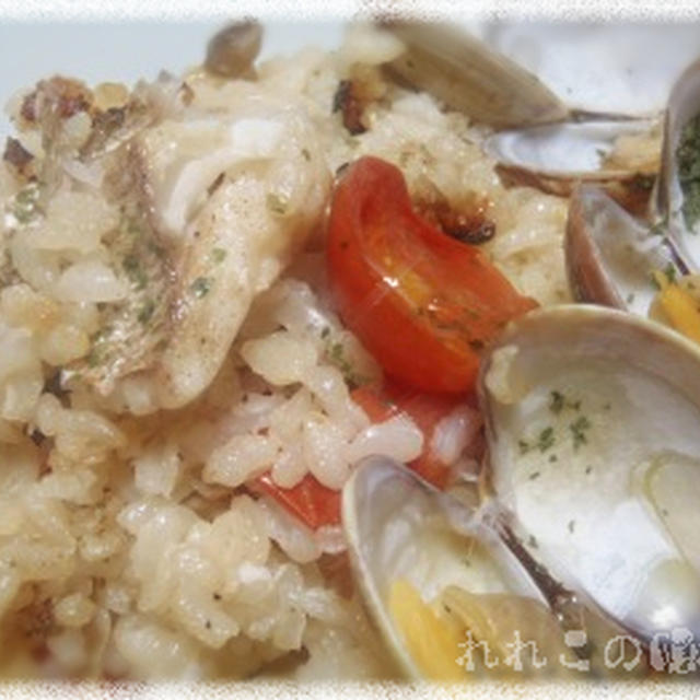 釣り魚料理 花鯛 チダイ ハナダイの土鍋パエリア レシピブログ