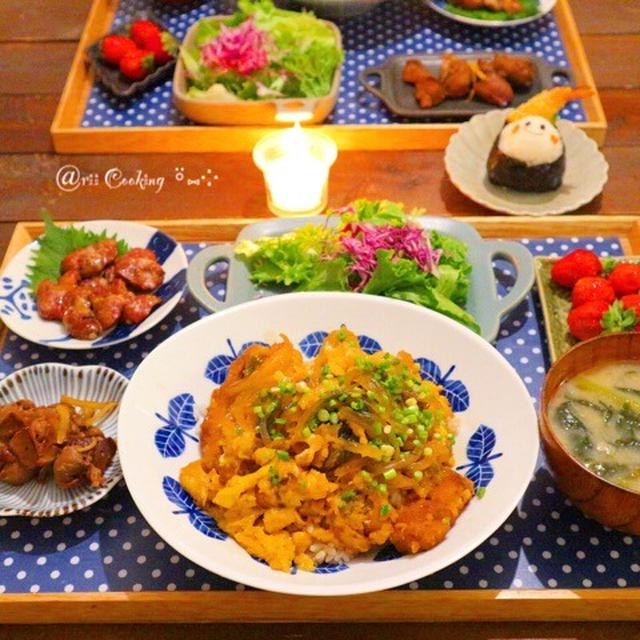 カツ丼（勝つ丼）受験生の夜ごはん