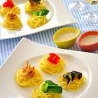 バーニャカウダソースのつけスパゲティ