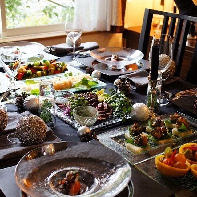 Harrods　のシャンパンで♡ Christmas party@my home　