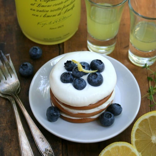 Limoncello Cream Cakeマリービスケットdeリモンチェッロクリームケーキ