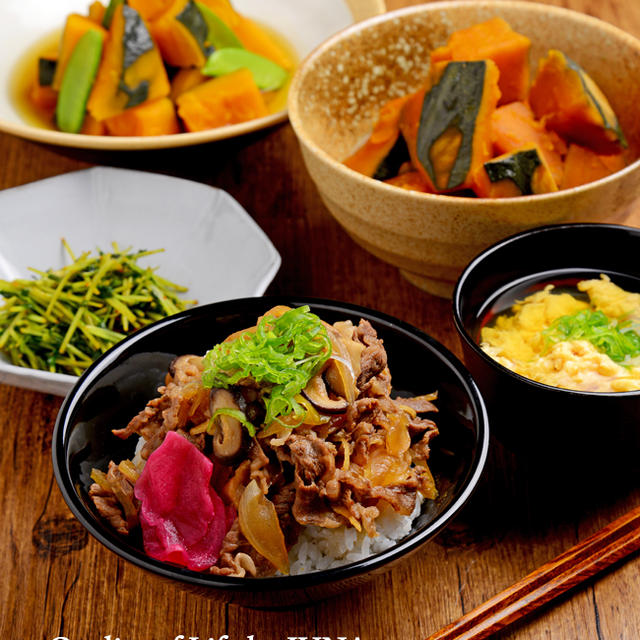 【定期レッスン第6回目のご案内】＜テーマ＞昆布だし、献立＜メニュー＞牛丼、かぼちゃ料理、かき玉汁など