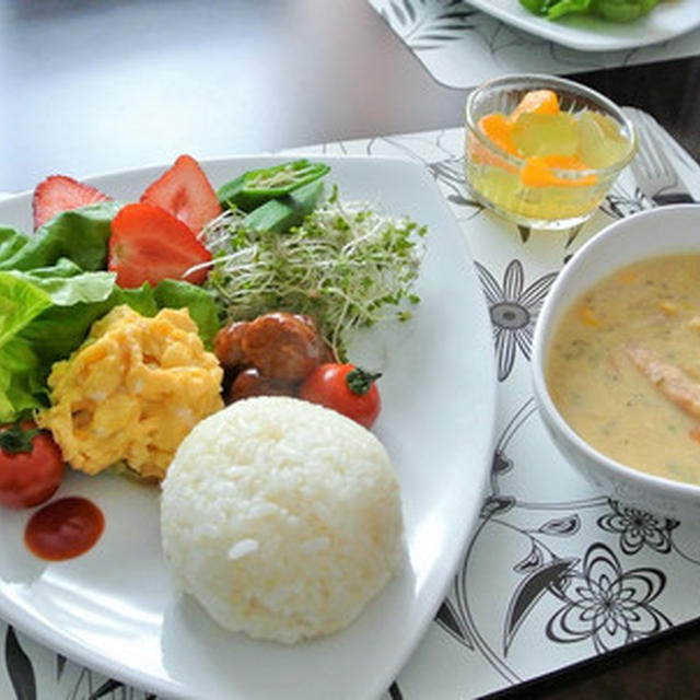 朝ごはん日記 パワーアップ！ ながいき葉玉ねぎ