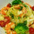 白ワインと海老のパスタ