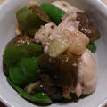 野郎飯流・鶏肉と茄子とピーマンの炒め煮