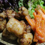 ＜鶏から揚げとキャロットから揚げ＞つでにししゃもも。。。