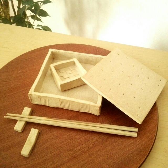 ふたつき容器・珍味器・箸置き作り《オーブン陶芸》