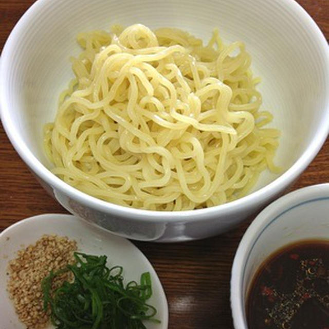 今朝は菊水の生麺で「ざるラーメン」