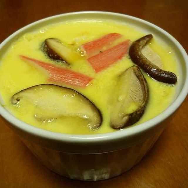 ♡☆電子レンジで超簡単♪アツアツ豆腐入り茶碗蒸し