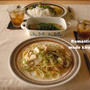 ゴーヤチャンプルｄｅパスタａｎｄ青唐辛子の肉詰めランチ
