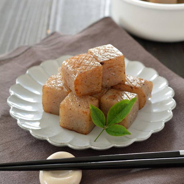だしこんサイコロステーキ。【食材ひとつ・だけレシピ・作り置き】