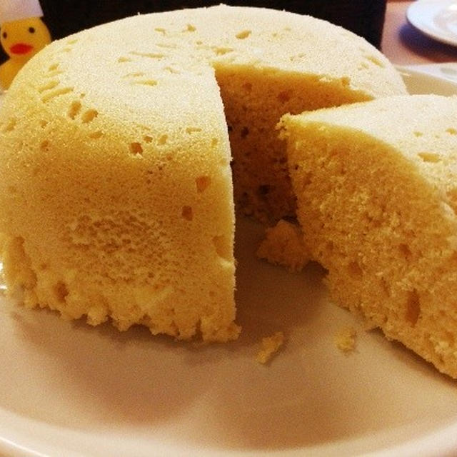 ホットケーキミックスとレンジで作る！簡単蒸しケーキのレシピ