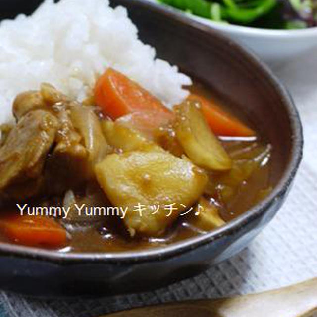 めちゃうま☆ビーフシチューカレー＆米粉ｄｅちくわの磯辺揚げ♪