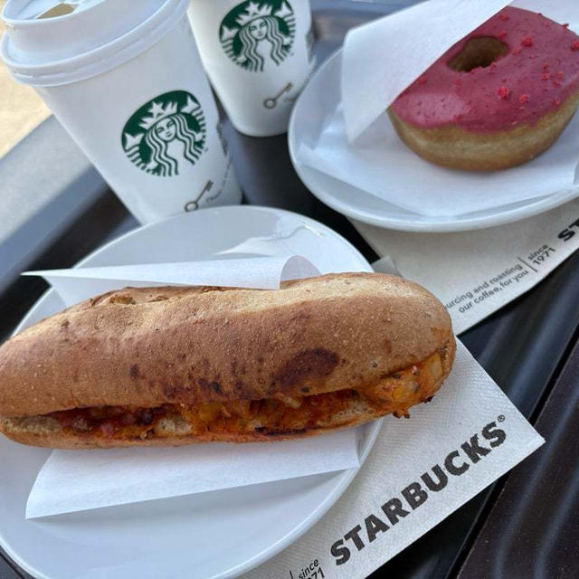 この季節のスタバテラス席は最高♪