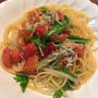 シラスとトマトと水菜のパスタ