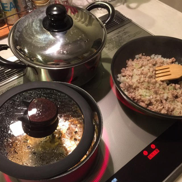 仕込み中。