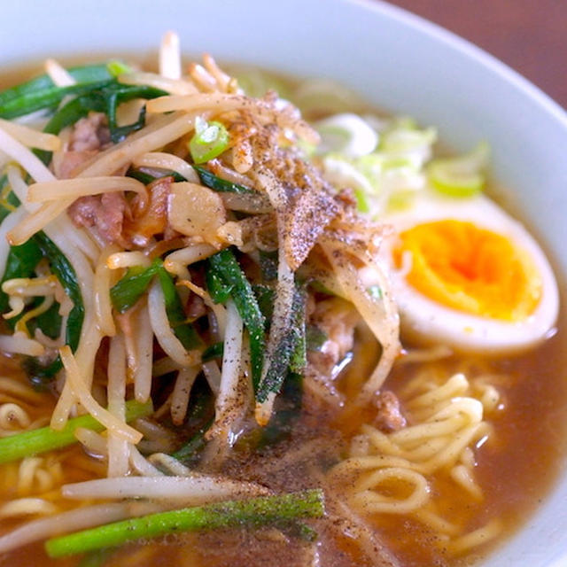 夏本番！正麺でスタミナラーメン！