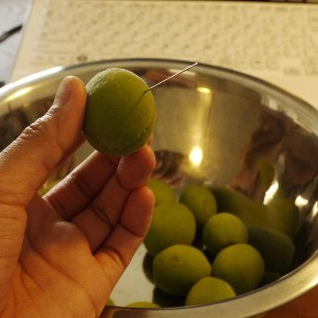 青梅の甘露煮。