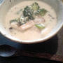 大好きな和食器でもスープ♪