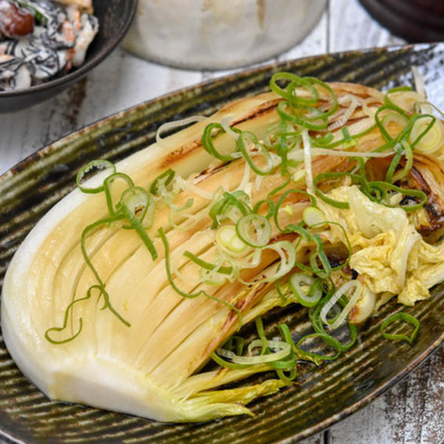 焼き白菜の牡蠣だし醤油かけ｜これ一本で味が決まる！万能調味料