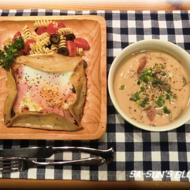 蕎麦粉のガレット♪