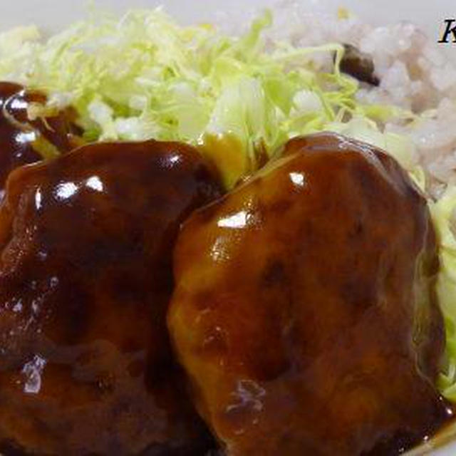 お豆腐つくねのテリ②どんぶり☆