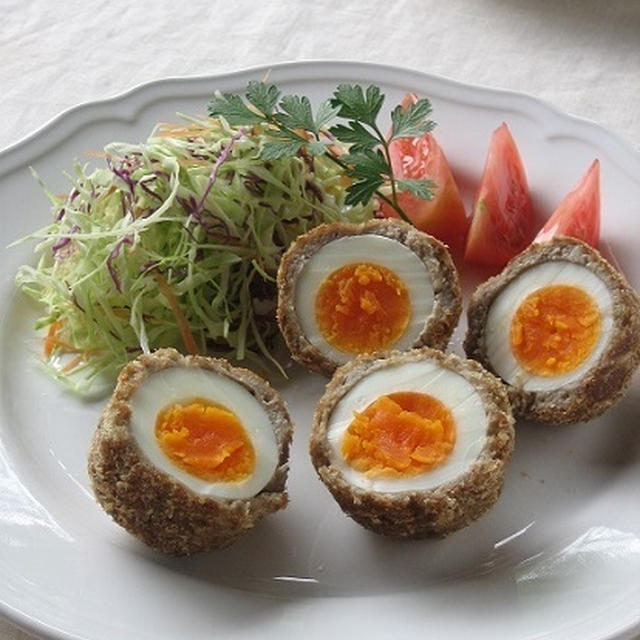 鯖缶で スコッチエッグ・・・掲載、感謝 ＆ 嬉しいこと♪