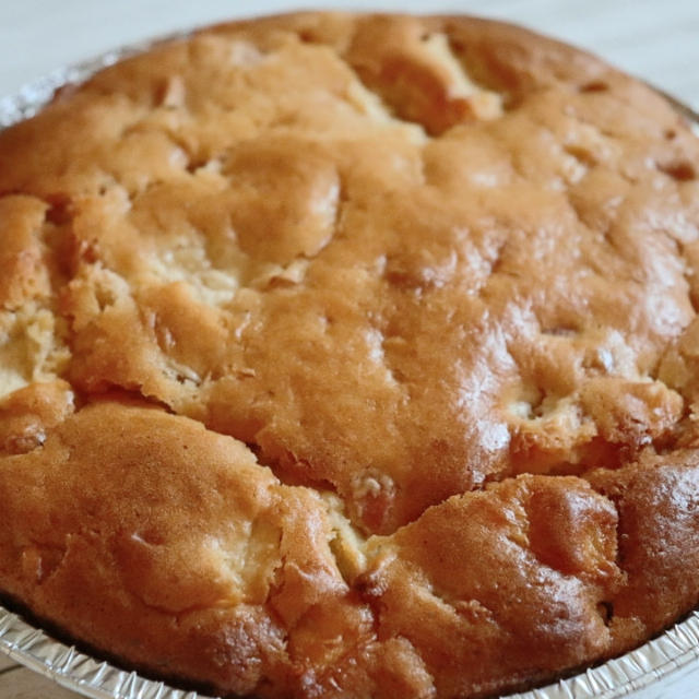 残ったサングリアのフルーツでワイン入りケーキ＾＾