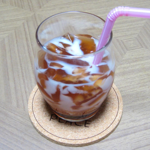 カフェゼリードリンク風(ほうじ茶味・ココア味)