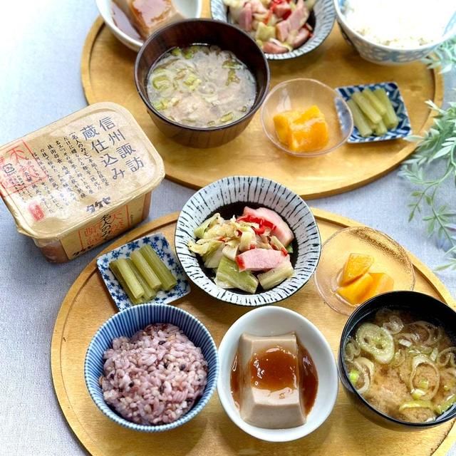 【Snapdish】タケヤミソ 名人のみそ500ｇで我が家の朝食