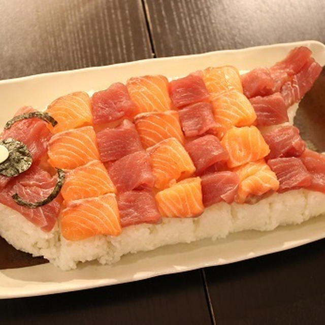 ティッシュボックスでこいのぼり寿司を作ろう！