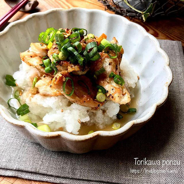 鶏皮ポン酢♡【#簡単レシピ#おつまみ】