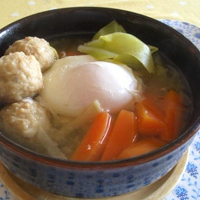 とろ玉鶏だんごの絶品汁