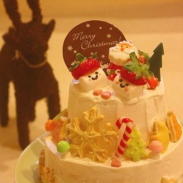 クリスマスデコレーションケーキ