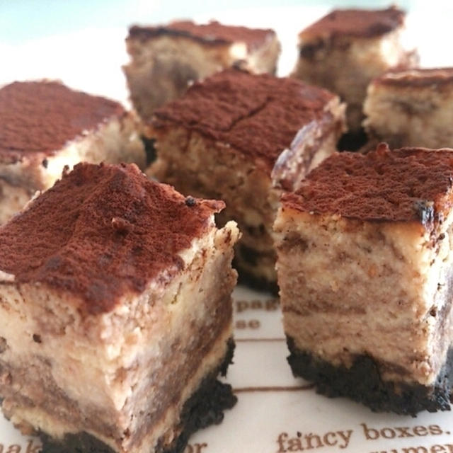 マーブルチョコチーズケーキ♪