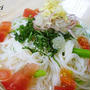 柚子胡椒no冷製スープそうめん☆
