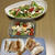 69円せみ餃子と贅沢サラダの晩御飯
