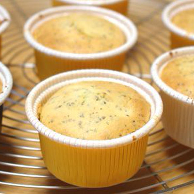 バニラ紅茶のカップケーキ