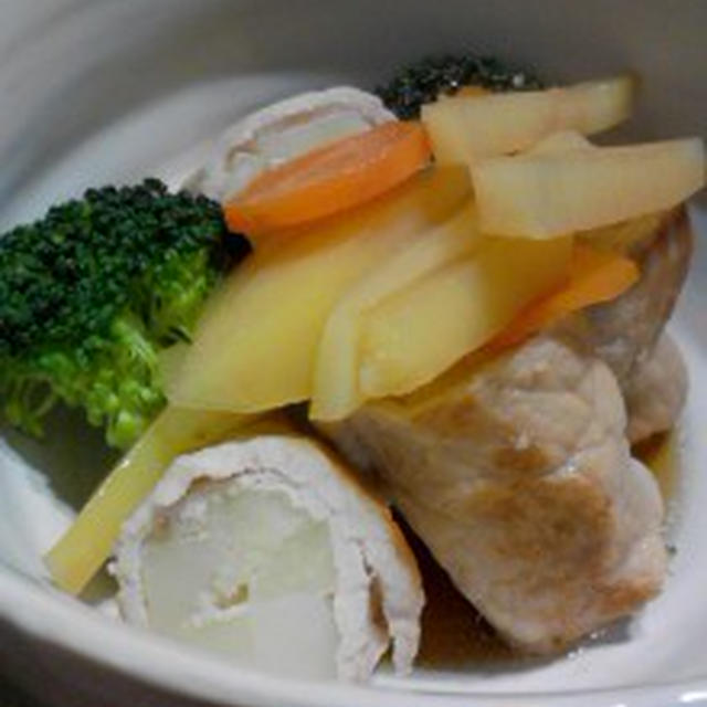『たっぷり野菜とじゃがいも肉巻き巻き！』
