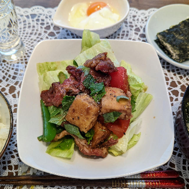 豚肉と野菜のバルサミコ酢和え