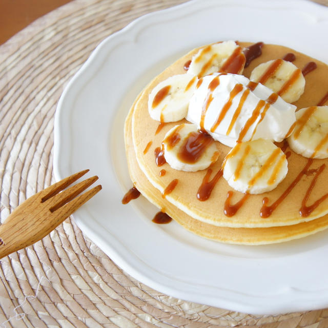 週末のパンケーキとパンケーキミックス収納