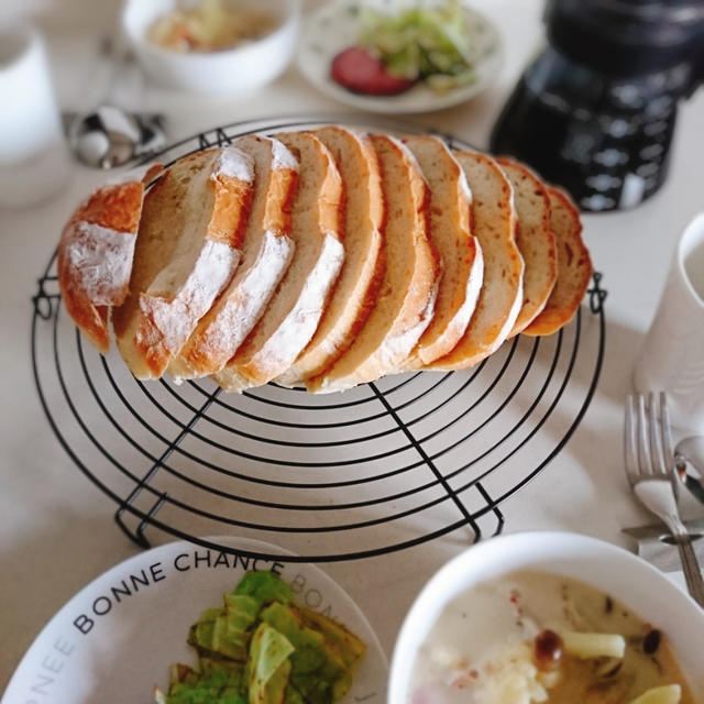 たまには大人好みのパンで、おしゃれな朝食を☆　ブール【簡略化レシピつき】