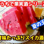 【レシピ】おうちで果実酒シリーズ！スイカ酒！