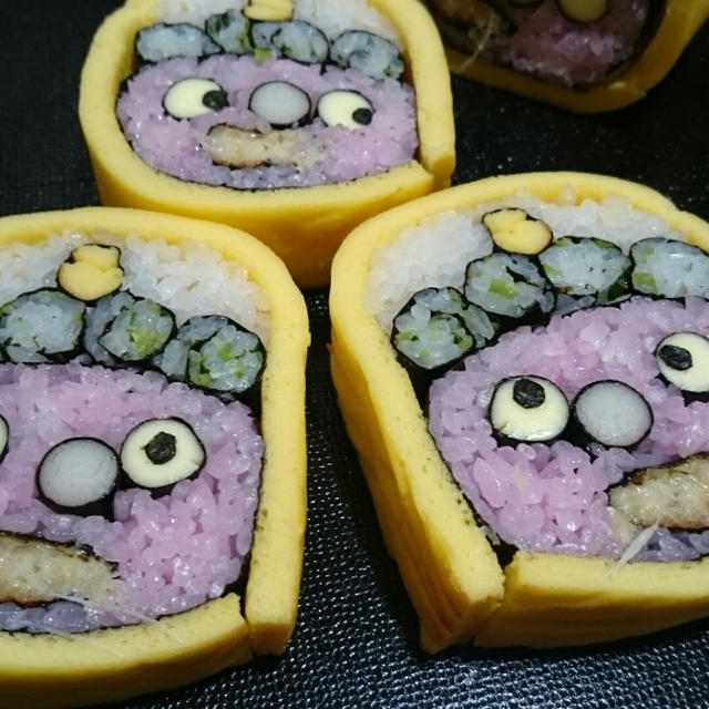 鬼さん飾り巻き寿司